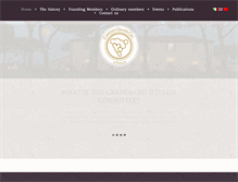 Tablet Screenshot of grandicruditalia.com